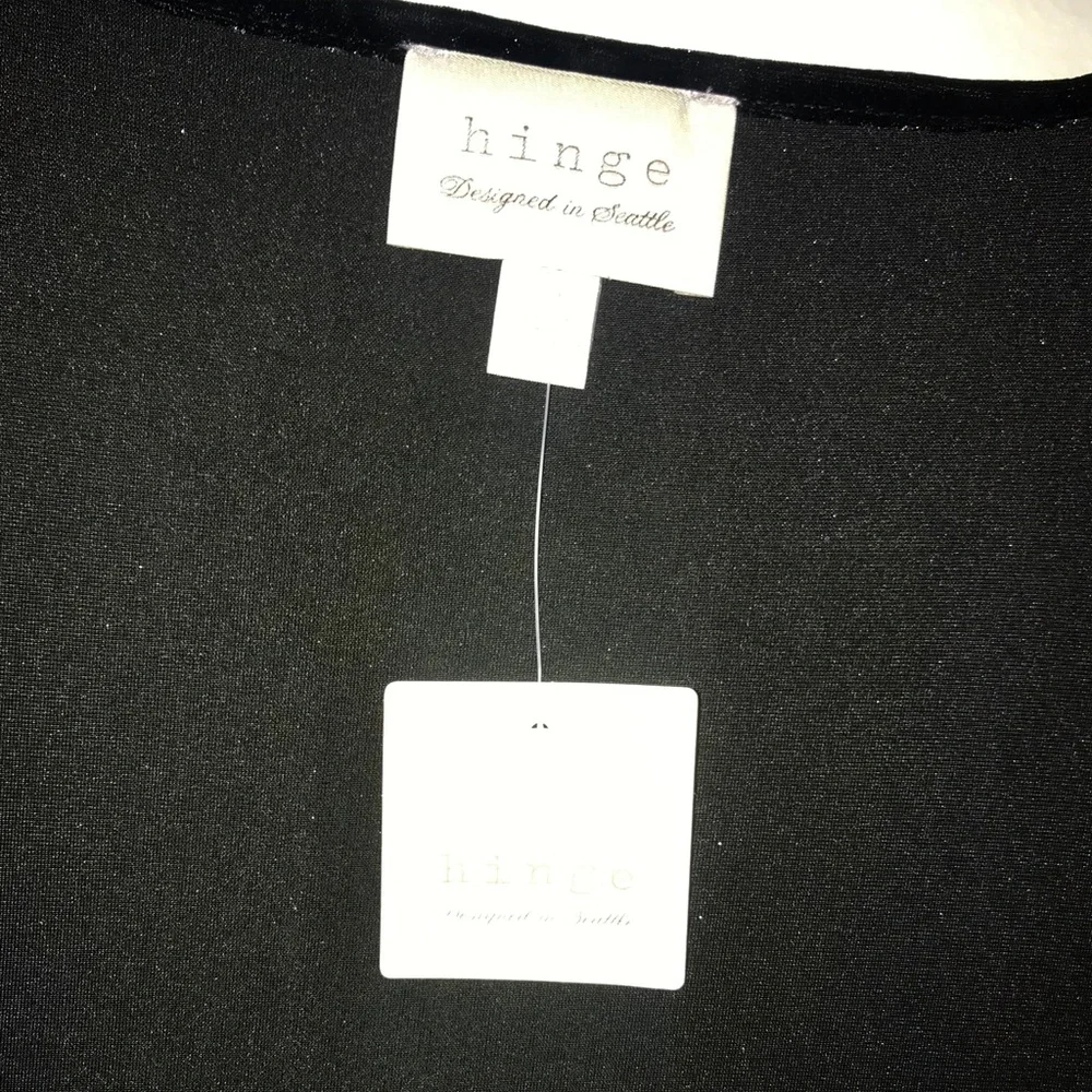 NWT_Black Velvet Longline Cardigan_NWT - Picture 5 of 12